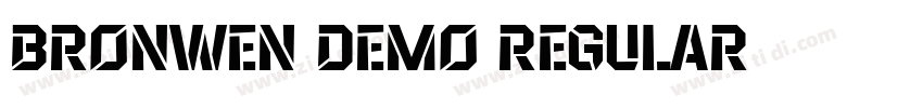 Bronwen DEMO Regular字体转换